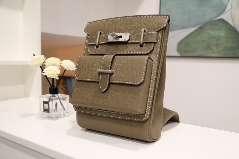 wholesale quality hermes hac a dos pm multipockets etoupe togo phd